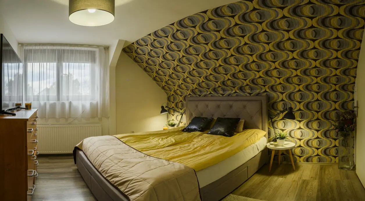 Nagy apartman hálószoba